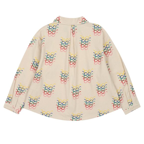 Kids JellyMallow Glasses Print Shirt Blouse 100% cotton Size 6-7 NWT - Picture 2 of 14